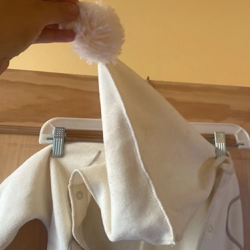 Fleece  hooded  pajama